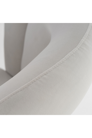 White Velvet Dining Chair | OROA Modern Ellen | Oroa.com