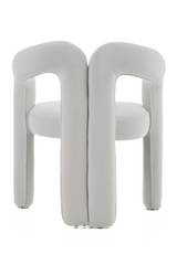 White Velvet Dining Chair | OROA Modern Ellen | Oroa.com