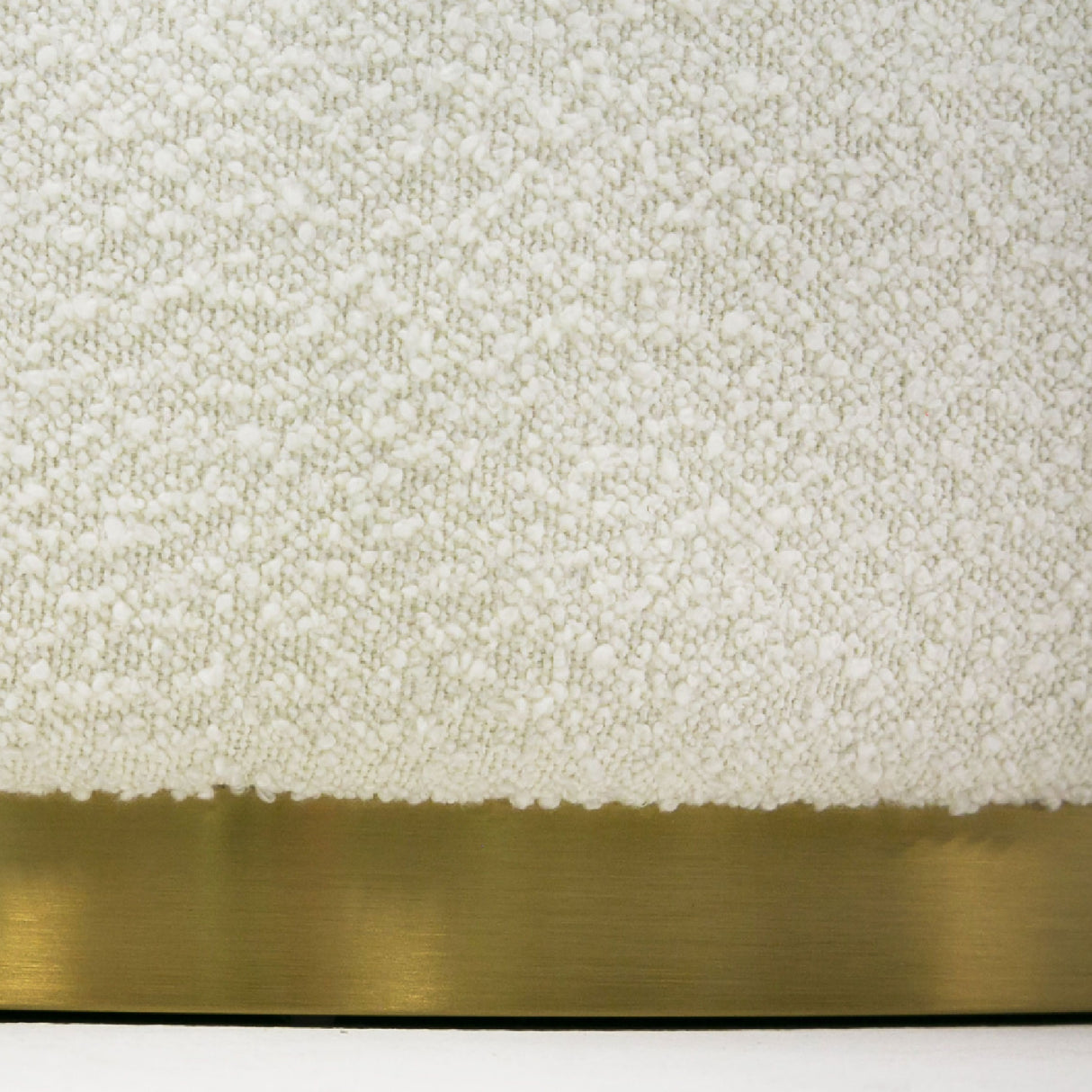   White Curved Sofa with Black Pillows | Oroa.com