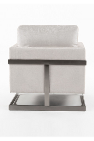 Metal Framed Square Accent Chair | OROA Modern Prince | Oroa.com