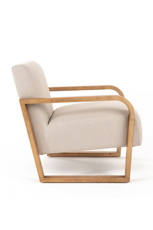 Beige Linen Accent Chair | OROA Modern Sada | Oroa.com