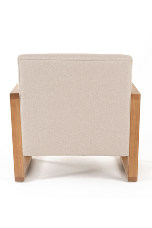 Beige Linen Accent Chair | OROA Modern Sada | Oroa.com