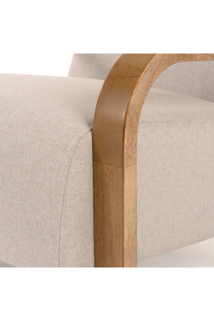 Beige Linen Accent Chair | OROA Modern Sada | Oroa.com