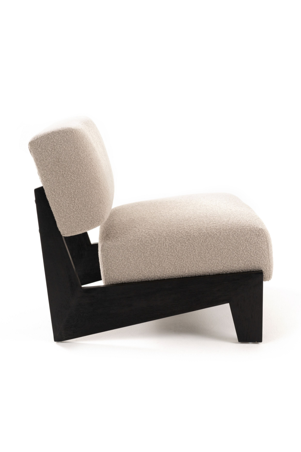 Wood Framed Velvet Lounge Chair | OROA Modern Tucker | Oroa.com