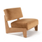 Wood Framed Velvet Lounge Chair | OROA Modern Tucker | Oroa.com