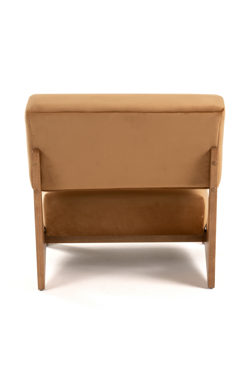 Wood Framed Velvet Lounge Chair | OROA Modern Tucker | Oroa.com
