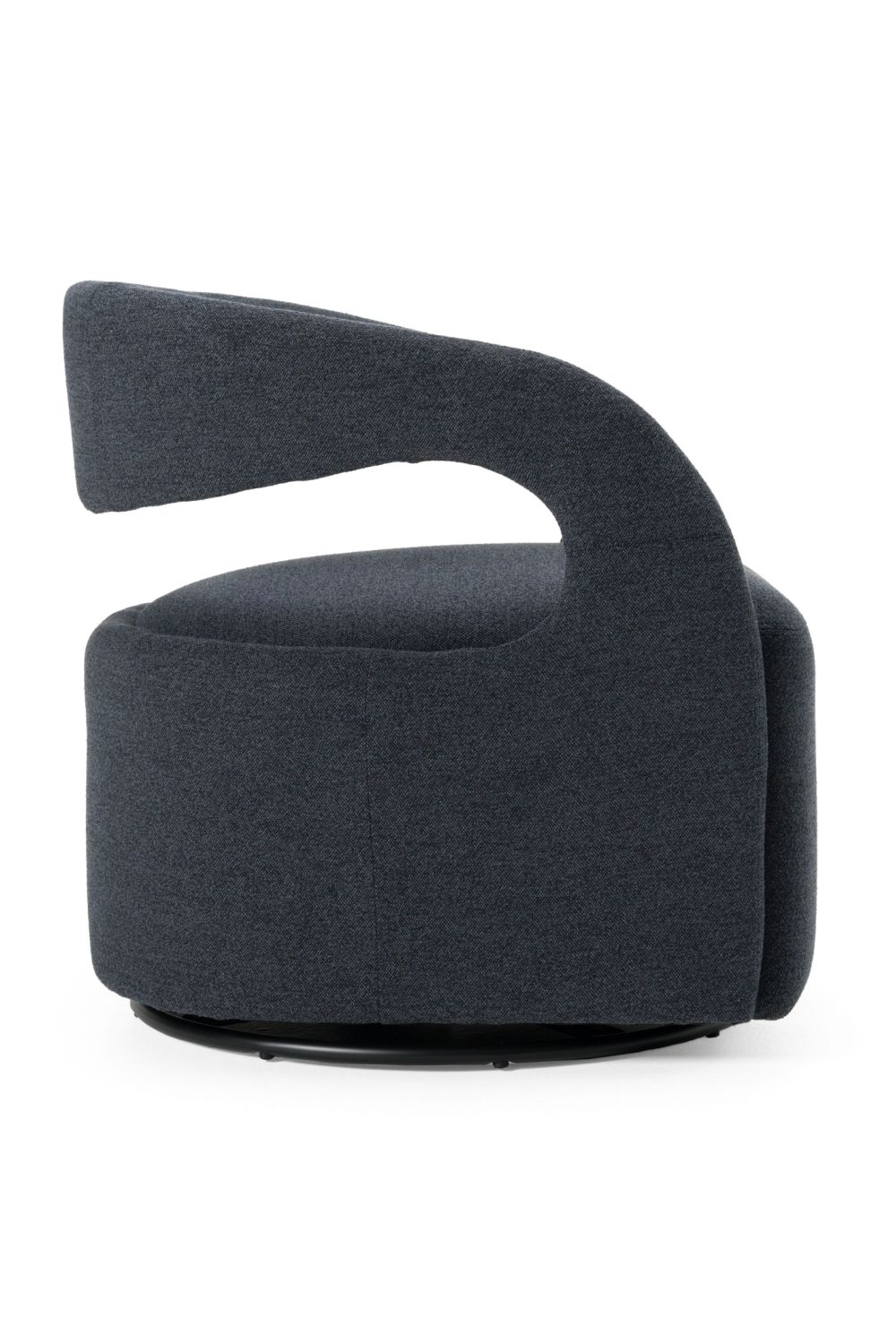 Dark Split-Back Swivel Chair | OROA Modern Dowsett | Oroa.com