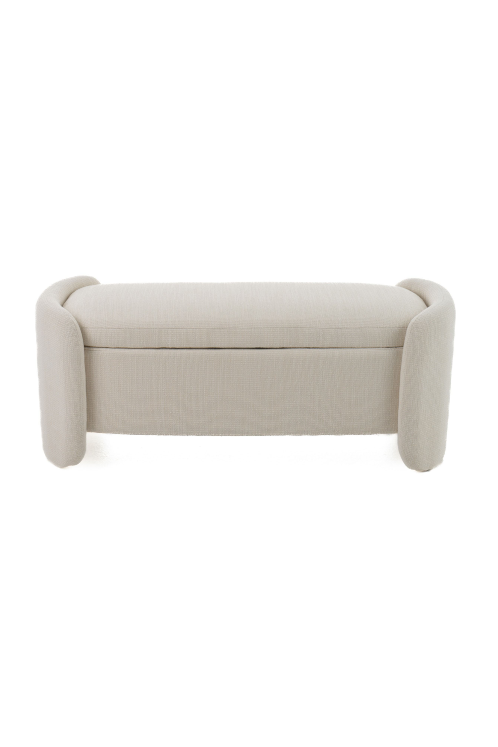 Cream Storage Ottoman Bench | OROA Modern Erin | Oroa.com
