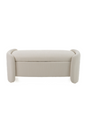 Cream Storage Ottoman Bench | OROA Modern Erin | Oroa.com