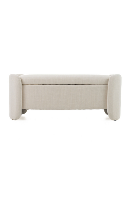 Cream Storage Ottoman Bench | OROA Modern Erin | Oroa.com