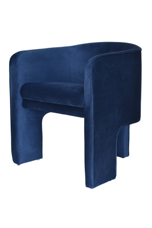 Three-Legged Velvet Accent Chair | OROA Modern Kyle | Oroa.com