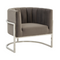 Velvet Channel-Tufted Accent Chair | OROA Modern Landau | Oroa.com