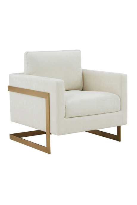 Metal Framed Square Accent Chair | OROA Modern Prince | Oroa.com