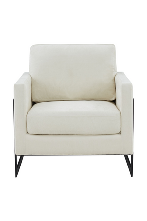 Metal Framed Square Accent Chair | OROA Modern Prince | Oroa.com