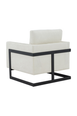 Metal Framed Square Accent Chair | OROA Modern Prince | Oroa.com