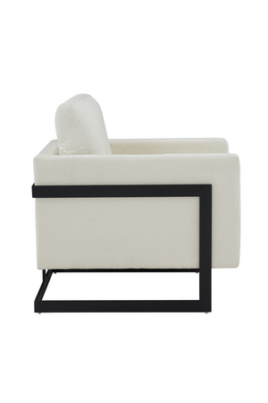 Metal Framed Square Accent Chair | OROA Modern Prince | Oroa.com