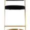 Gold Framed Cantilevered Counter Stool | OROA Modern Shandra | Oroa.com