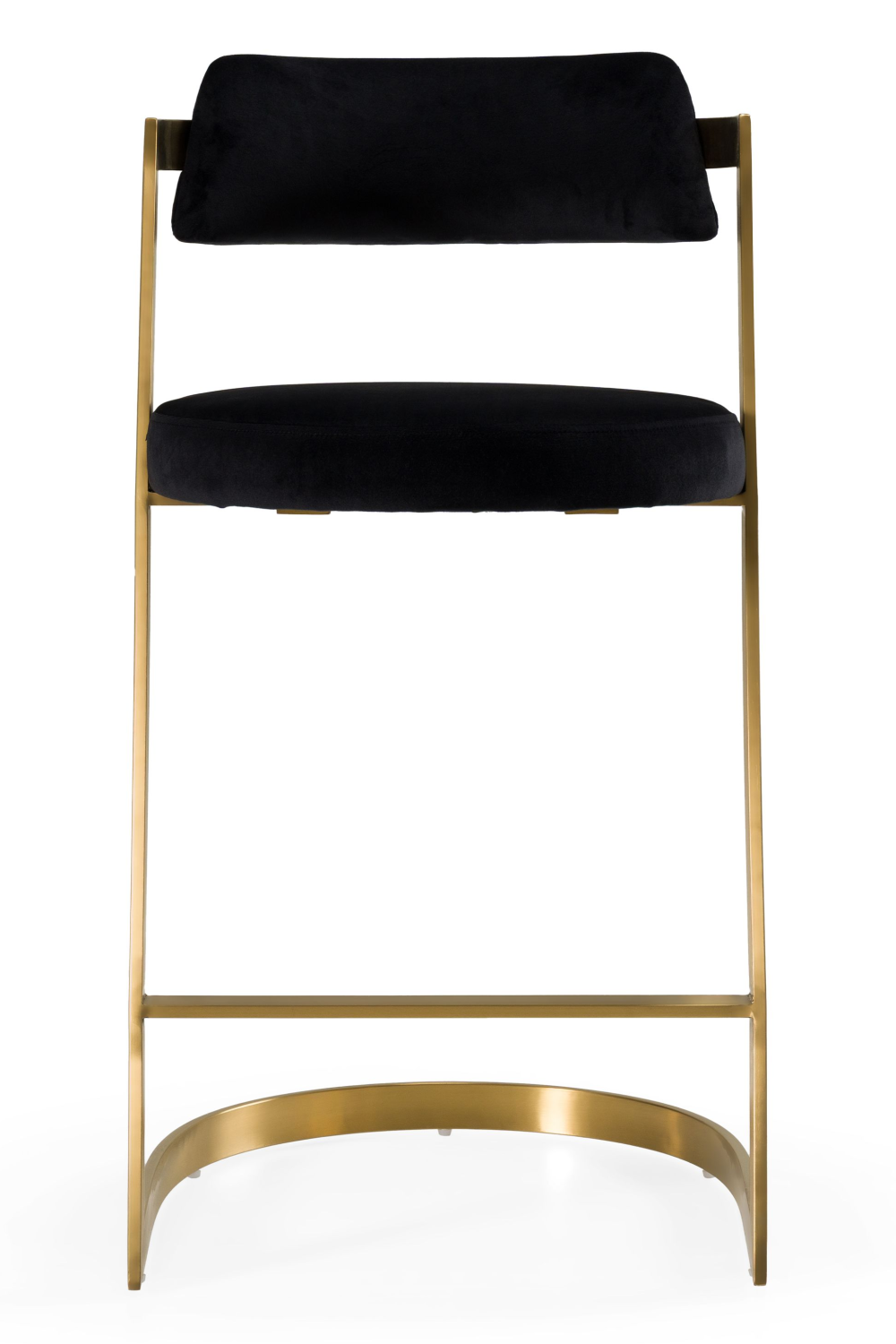 Gold Framed Cantilevered Counter Stool | OROA Modern Shandra | Oroa.com