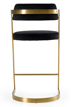 Gold Framed Cantilevered Counter Stool | OROA Modern Shandra | Oroa.com