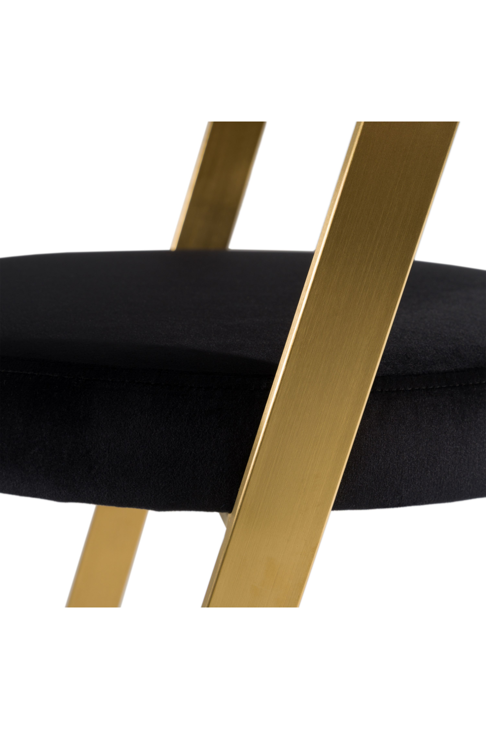 Gold Framed Cantilevered Counter Stool | OROA Modern Shandra | Oroa.com