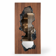 Walnut Leaning Floor Mirror | OROA Modern Timber | Oroa.com