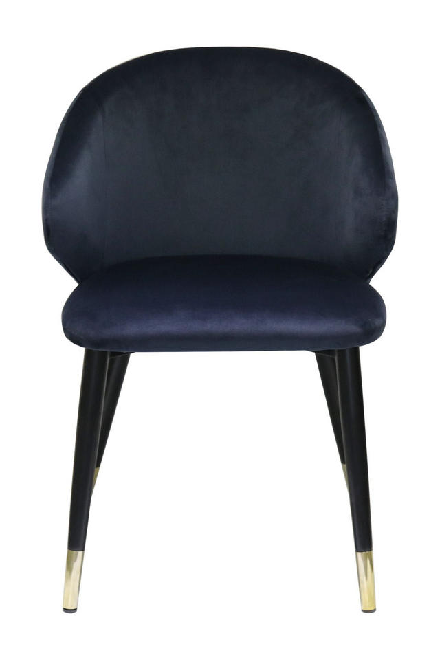Blue Velvet Dining Chairs (2) | OROA Modern Elon | Oroa.com