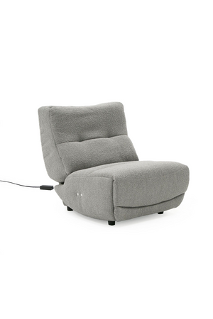 Gray Fabric Electric Recliner Chair S | OROA Modern Basil | Oroa.com