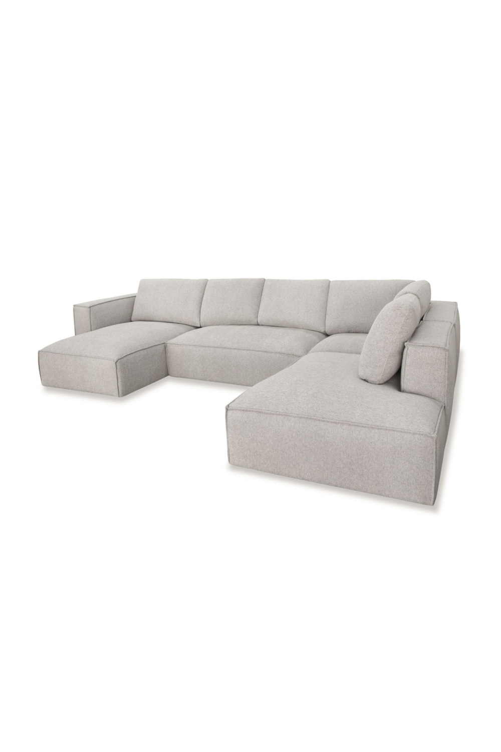 Gray Modular Chaise Sofa | OROA Modern Lulu | Oroa.com