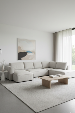 Gray Modular Chaise Sofa | OROA Modern Lulu