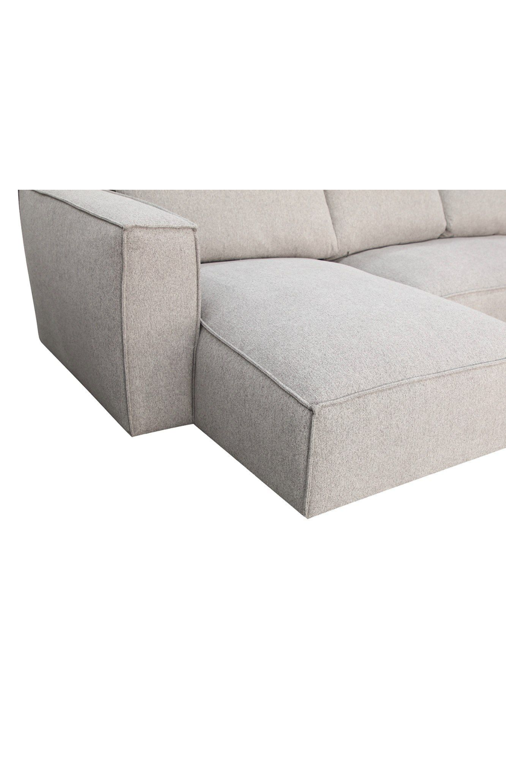 Gray Modular Chaise Sofa | OROA Modern Lulu | Oroa.com
