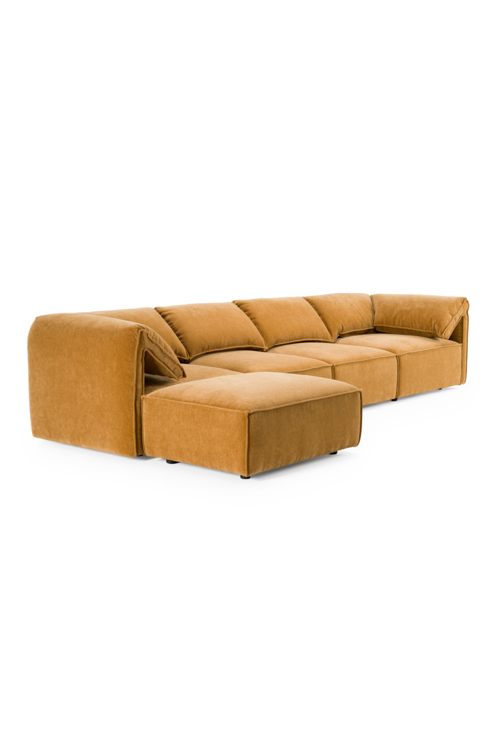 Orange 5-Piece Modular Sofa | OROA Modern Gene  | Oroa.com