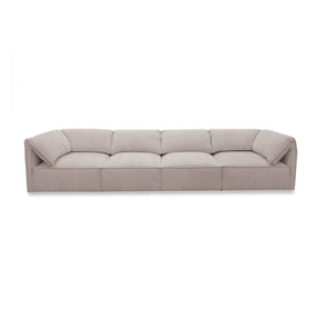 Modern European furniture - Gray Fabric Sectional Sofa - www.oroa.com
