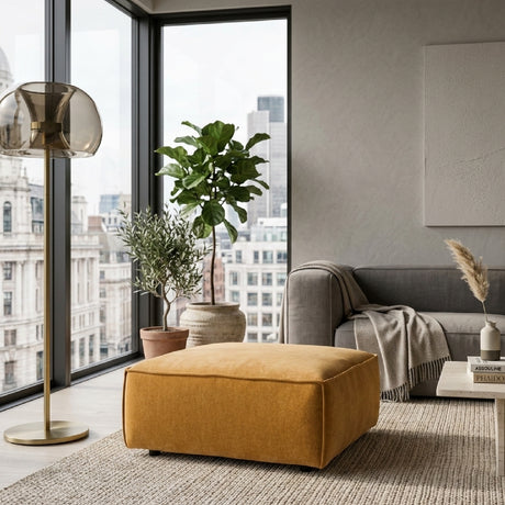 Orange Modular Ottoman | OROA Modern Gene | Oroa.com