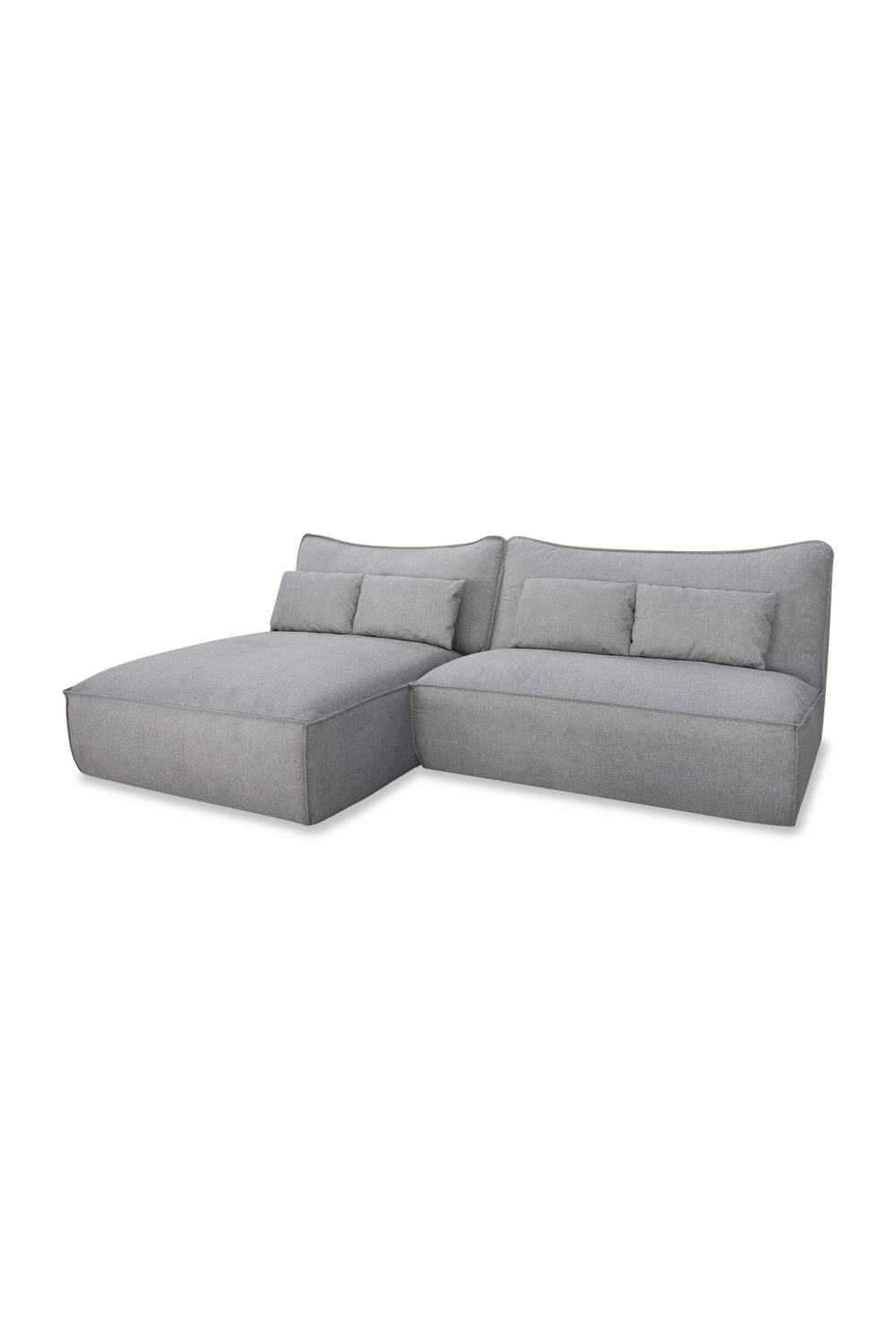 Gray Fabric Modular Sectional Sofa | OROA Modern Racine | Oroa.com