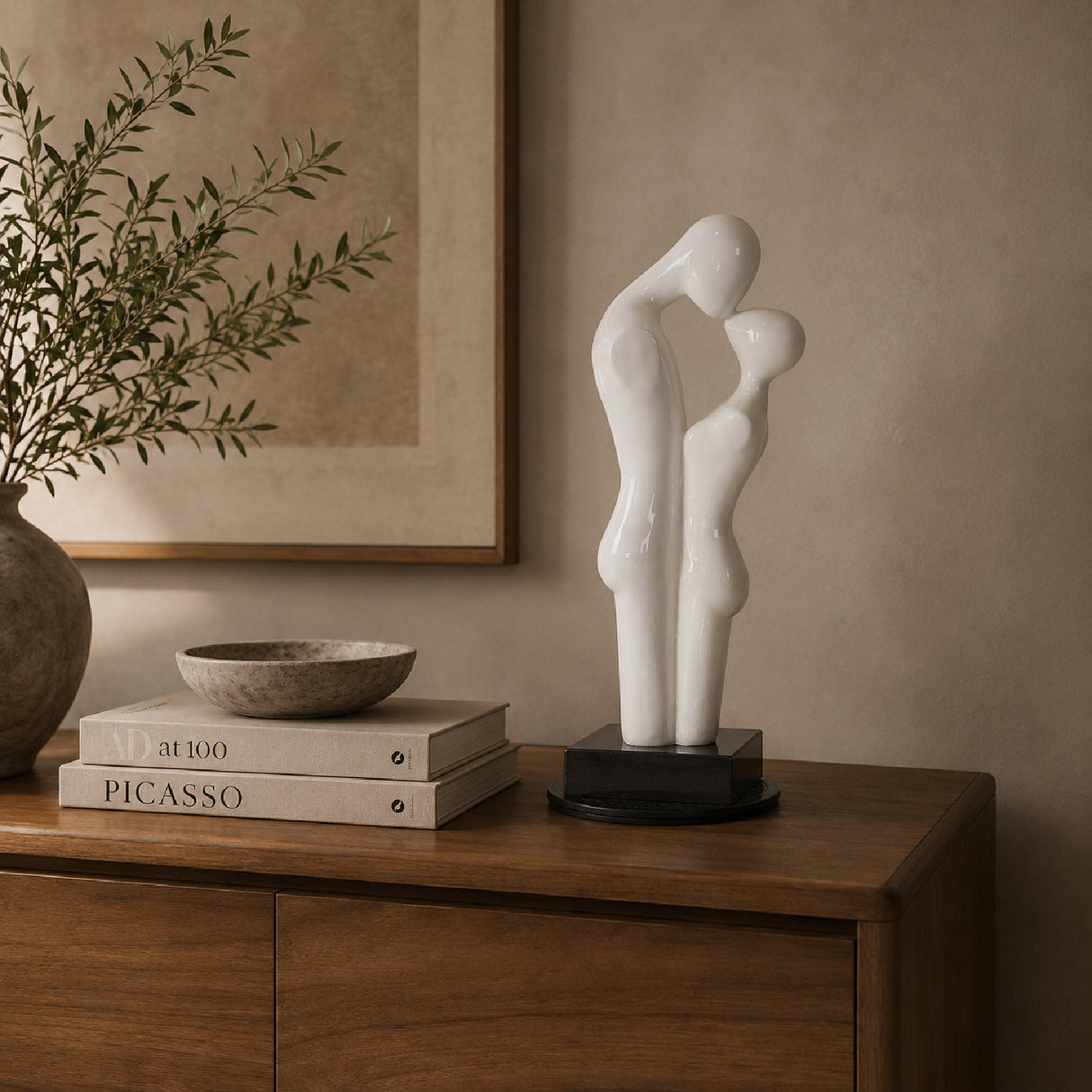 White Abstract Sculpture | OROA Modern Love