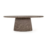 Modern Marble Oval Dining Table | OROA Modern Jaya