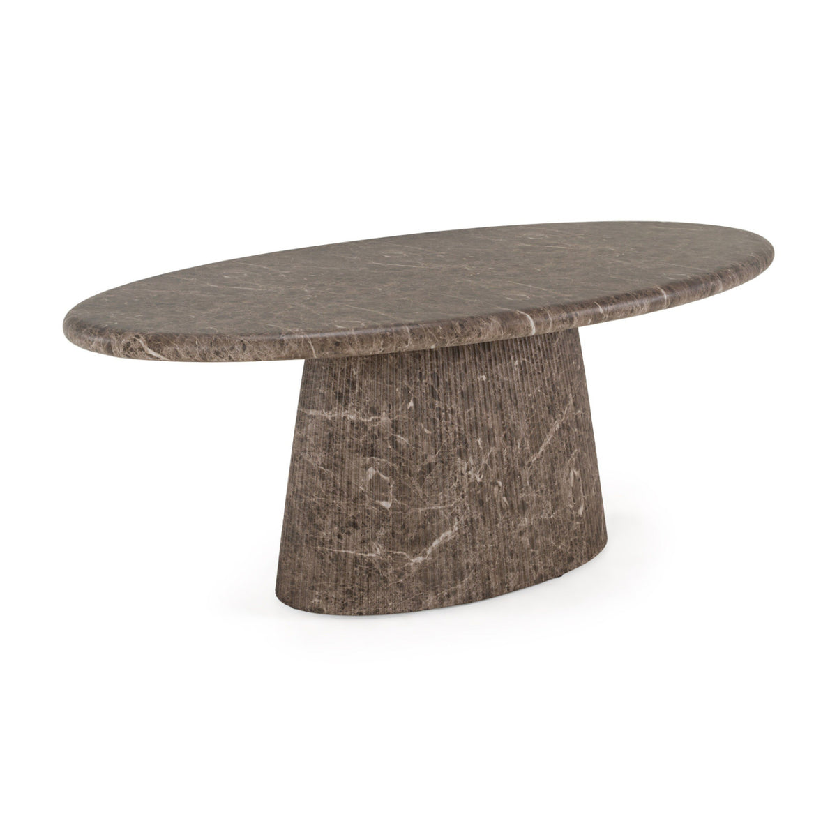 Modern Marble Oval Dining Table | OROA Modern Jaya
