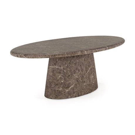 Modern Marble Oval Dining Table | OROA Modern Jaya