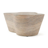 Travertine Concrete Coffee Table | OROA Modern Meru