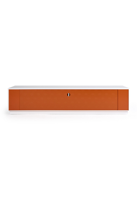 White Crocodile-Textured Sideboard | OROA Modern Skyline | Oroa.com