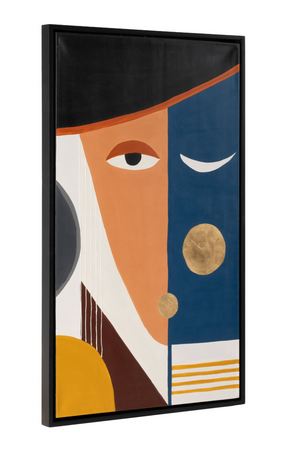 Multi-Colored Face Painting 35" x 59" |OROA Modern Colors Face | Oroa.com