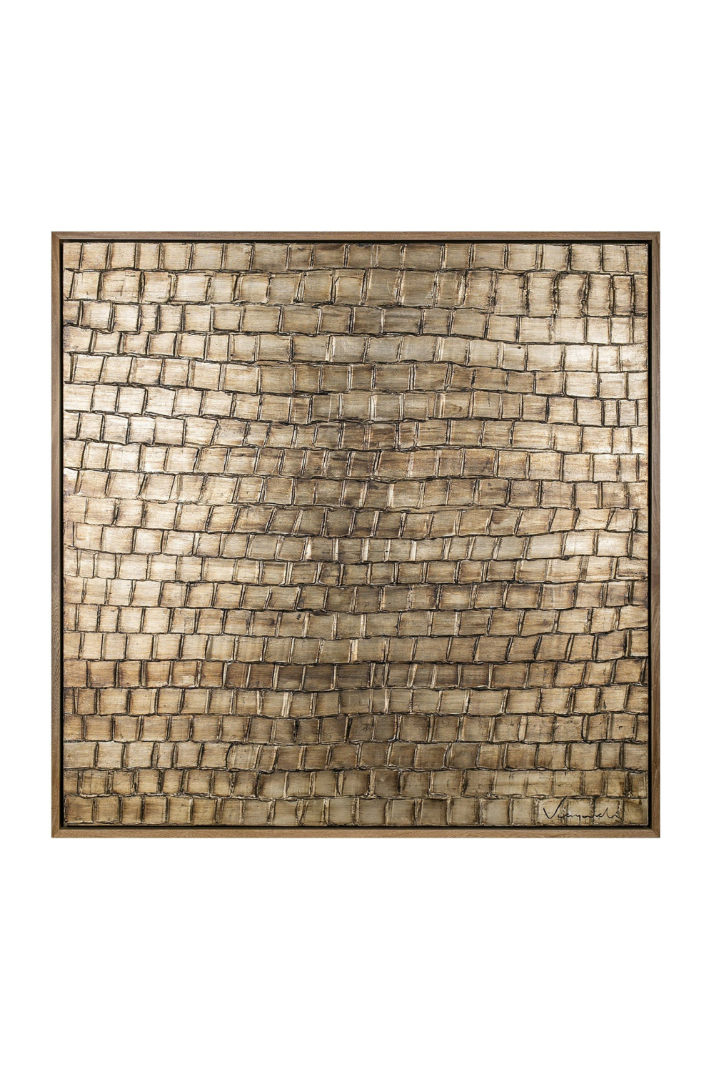 Textured Square Painting 59" x 59" | OROA Modern Jenk | Oroa.com