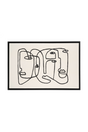 Stylized Line Art Painting | OROA Modern Faces | Oroa.com