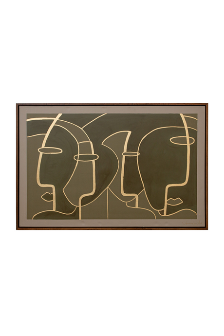 Abstract Line Art Print 71" x 47" | OROA Modern Foul | Oroa.com