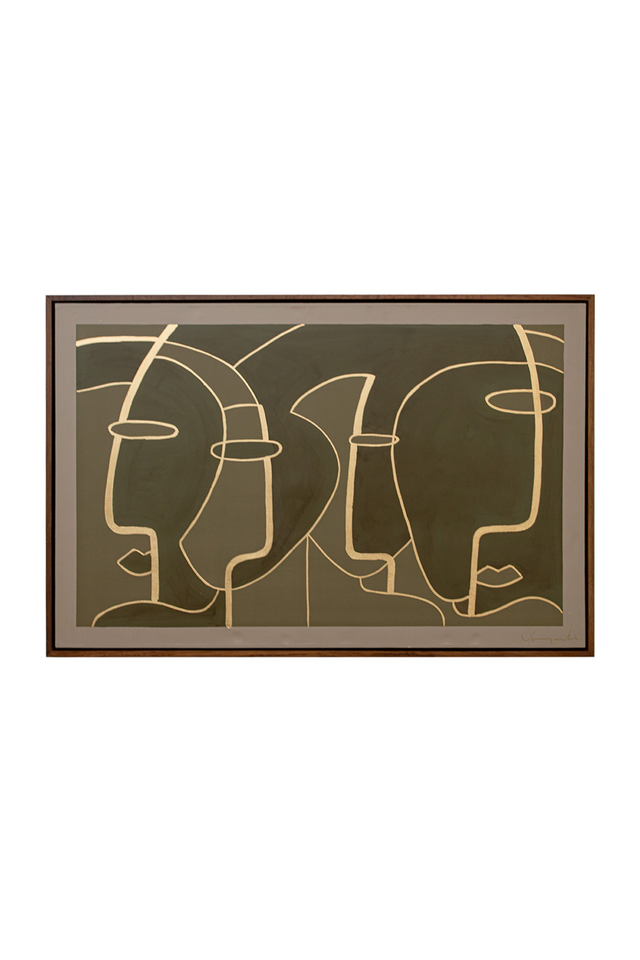 Abstract Line Art Print 71" x 47" | OROA Modern Foul | Oroa.com