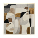 Abstract Multicolored Painting 59" x 59" | OROA Modern Ain