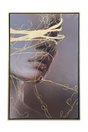 Female Face Painting 47" x 71" | OROA Modern Naine | Oroa.com