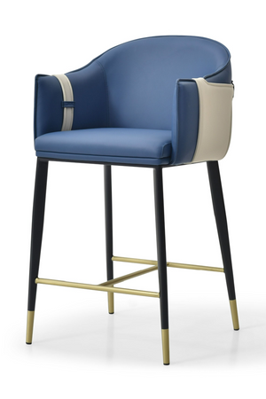 Vegan Leather Counter Chair | OROA Modern Calder | Oroa.com