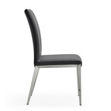 Vegan Leather Dining Chairs (2) | OROA Modern Taryn