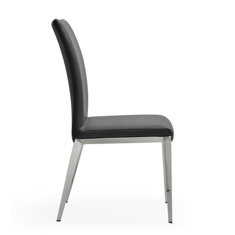 Modern European furniture - Vegan Leather Dining Chairs (2) - www.oroa.com